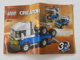 Lego Creator 3 in 1 bundle: 4837 & 4838 in Canisters Both Complete with Manuals