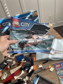 LEGO CITY: Heavy-duty Rescue Helicopter 60166 + Other Sets ? Parts Lot