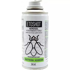 Etoshot, insetticida aerosol, bomboletta a rilascio automatico per blatte,mosche