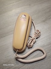  Iridescent Pink Vintage Hello Kitty Landline Corded with memory