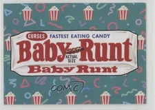 2018 Wacky Packages Go to the Movies Concession Stand Stickers Baby Runt #2 2u6