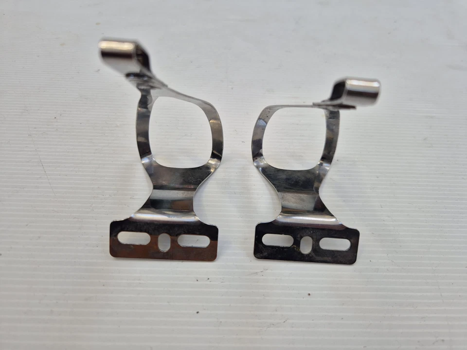 Small/ Medium Christophe Bike Pedal Toe Clips Chrome Made in France 2621838 - Image 3 of 3