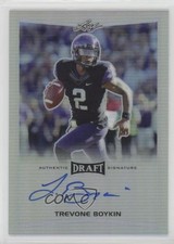 2016 Leaf Metal Draft Trevone Boykin #BA-TB1 Auto d4e