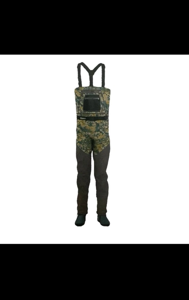 BRAND NEW Hodgman Aesis Sonic XL Breathable Stockingfoot waders Camo Digital v.4 - Image 3 of 4