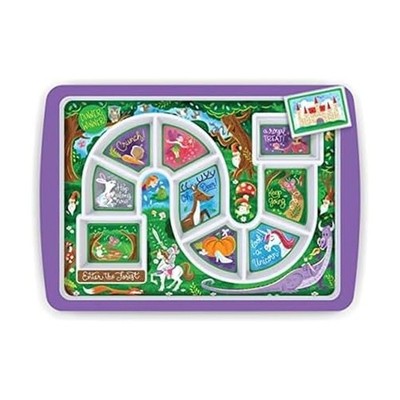 Genuine Fred Dinner Winner Kids Dinner Tray - Fun Interactive Mealtime Plate