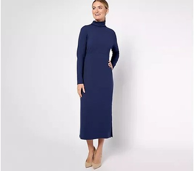 Women w/Control Finespun Jersey Midi Dress-Dp Ocean Blue-Petite XL A623040 | eBay Women w/Control Finespun Jersey Midi Dress-Dp Ocean Blue-Petite XL A623040 | eBay
