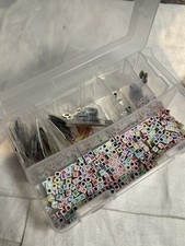 DIY Friendship Bracelet Making Kit - Alphabet Letter Beads, Charms,  Stickers