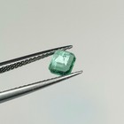 0.58 Ct Natural Zambian Green Emerald Unique Luster Square Octagon Cut - G- 167 — photo 3