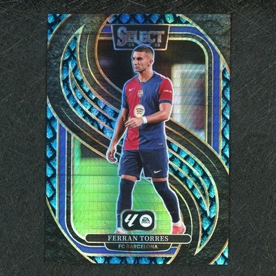 2025 Panini Select Ferran Torres Mezzanine Dragon Scale Hyper  Prizm 8/28 65455