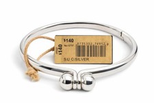 UNOde50 Sterling Silver Open Cuff Bracelet Po...