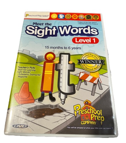 Preschool Meet the Sight Words Easy Reader DVD Books Level 1-3 Home Schooling - Picture 2 of 12