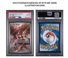 2023 POKEMON MEW EN-151 ILLUSTRATION RARE #179 MR. MIME PSA 8