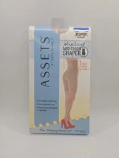 Assets by SPANX Size 4 High Waist Mid Thigh Shapewear Nude Sara Blakely NWT