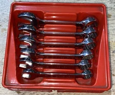 Snap On OXI706 12 Pt 6 Piece 7/16"-3/4" Midget Combination Wrench Set