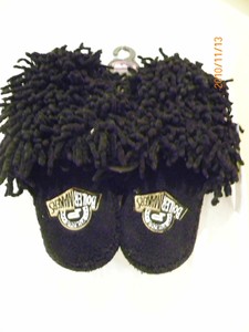 NWT-New-MyTeam-Purdue-black-winter-fall-socks-Slippers-house-shoes-sz-Small-5-6