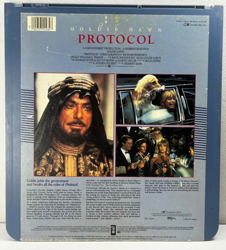 Goldie Hawn Protocol 1984 Comedy CED Movie Videodisc Warner Home Video - Picture 2 of 14