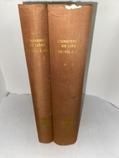L'Université de Liège de 1936 à 1966 Notices historiques et biographiques 2 t.