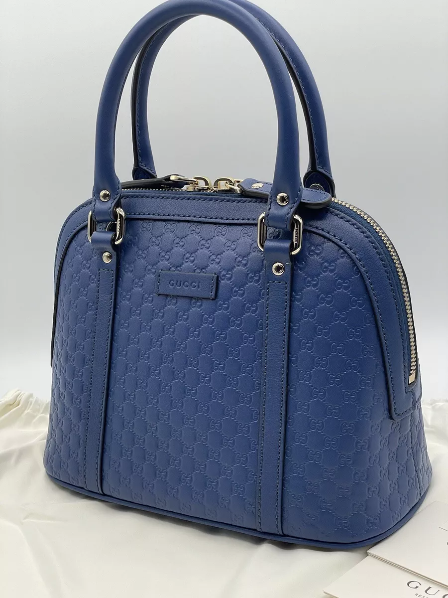 Blue Leather Mini bag