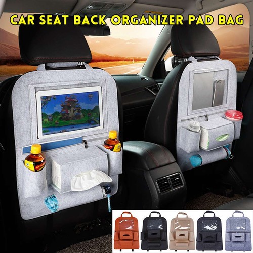 Car Back Seat Organiser Tablet iPad Holder Travel Organizer Multi Pocket Storage - Picture 13 of 22