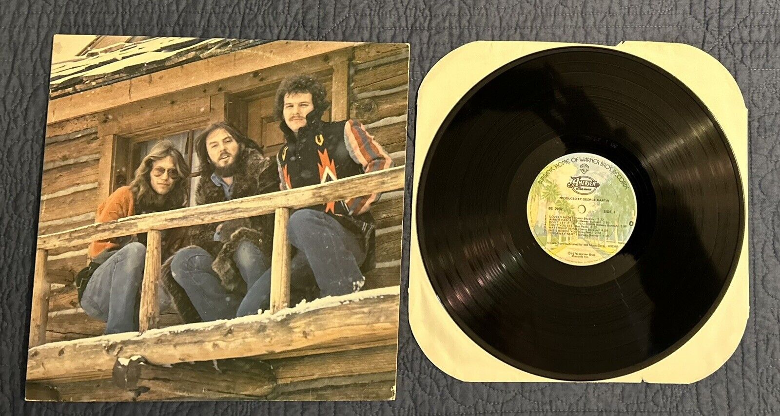 America Hideaway LP. WB #BS 2932. 1976 Release.