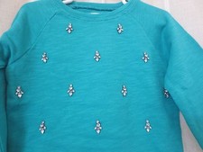 J Crew Crewcuts Girl sweatshirt Green NWT 4-5 - 8 - 10 Retails 59.50