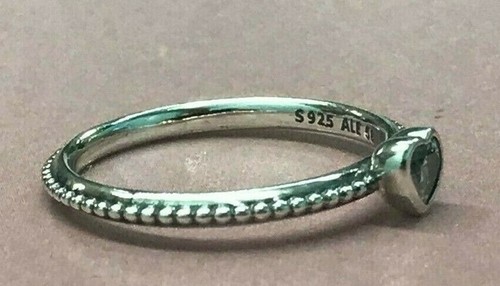 PANDORA | ONE LOVE CLEAR CZ RING ✪NEW✪ 190896CZ RETIRED 60 US 9 ZIRCONIA RARE US - Picture 4 of 9