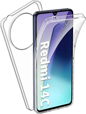 CRACKSIN Hülle für Xiaomi Redmi 14C Handy Schutz Case 360 Grad Full Body Tasche