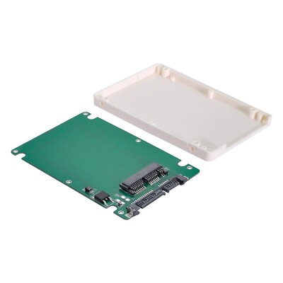 NFHK 1.8'' Micro SATA 16pin SSD to 2.5'' SATA 22pin 7+15 Hard Disk case Enclosu...