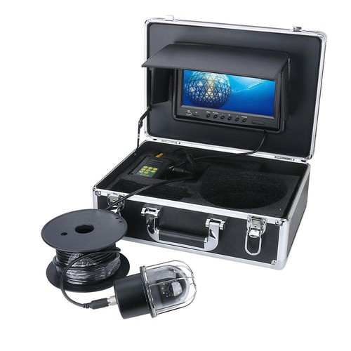 Videoregistratore Telecamera Pesca Subacquea Schermo 9'' Fish Finder Vista Impermeabile