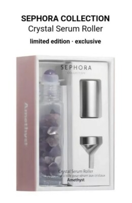 SEPHORA COLLECTION Crystal Serum Roller  AMETHYST  Skin Care  Essential Oils+