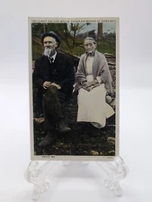 Postcard Notch Missouri Uncle Matt and Aunt Molly MO Portrait White Border
