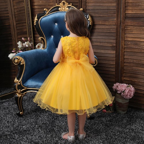 Children's Cstumes Kids Dress Girls Princess Dress For Party Wedding Birthday - Picture 32 of 38