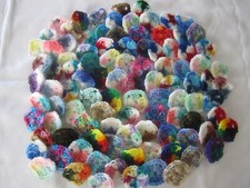 ***  80- 1-1/2 GRANNY CENTERS ASSORTED SHADED...