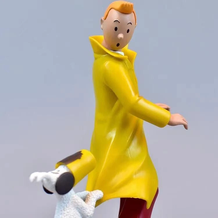 "Estatuilla estatua de PVC The Adventures of Tintin Tintin 7""/17,5 cm suelta" Foto 4 de 4