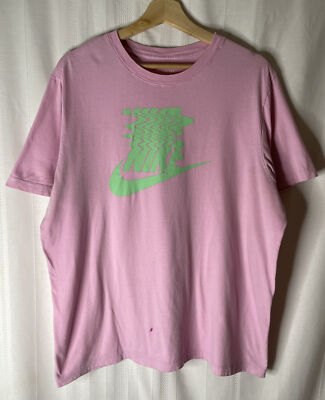 Nike Pink/Light Green Short Sleeve T 
