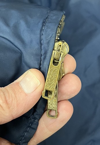 Vintage 60's Alp Sport Boulder, Co Blue Down Filled Parka Jacket Medium/Large - Picture 5 of 6