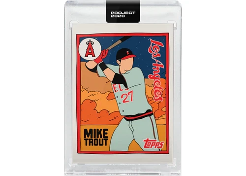 Topps Project 2020 Mike Trout by Fucci #63 IN HAND Print Run 16430 ANGELS