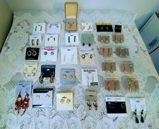 Wholesale Lot of 32 Mixed Fashion Jewelry Name Brands New on Cards