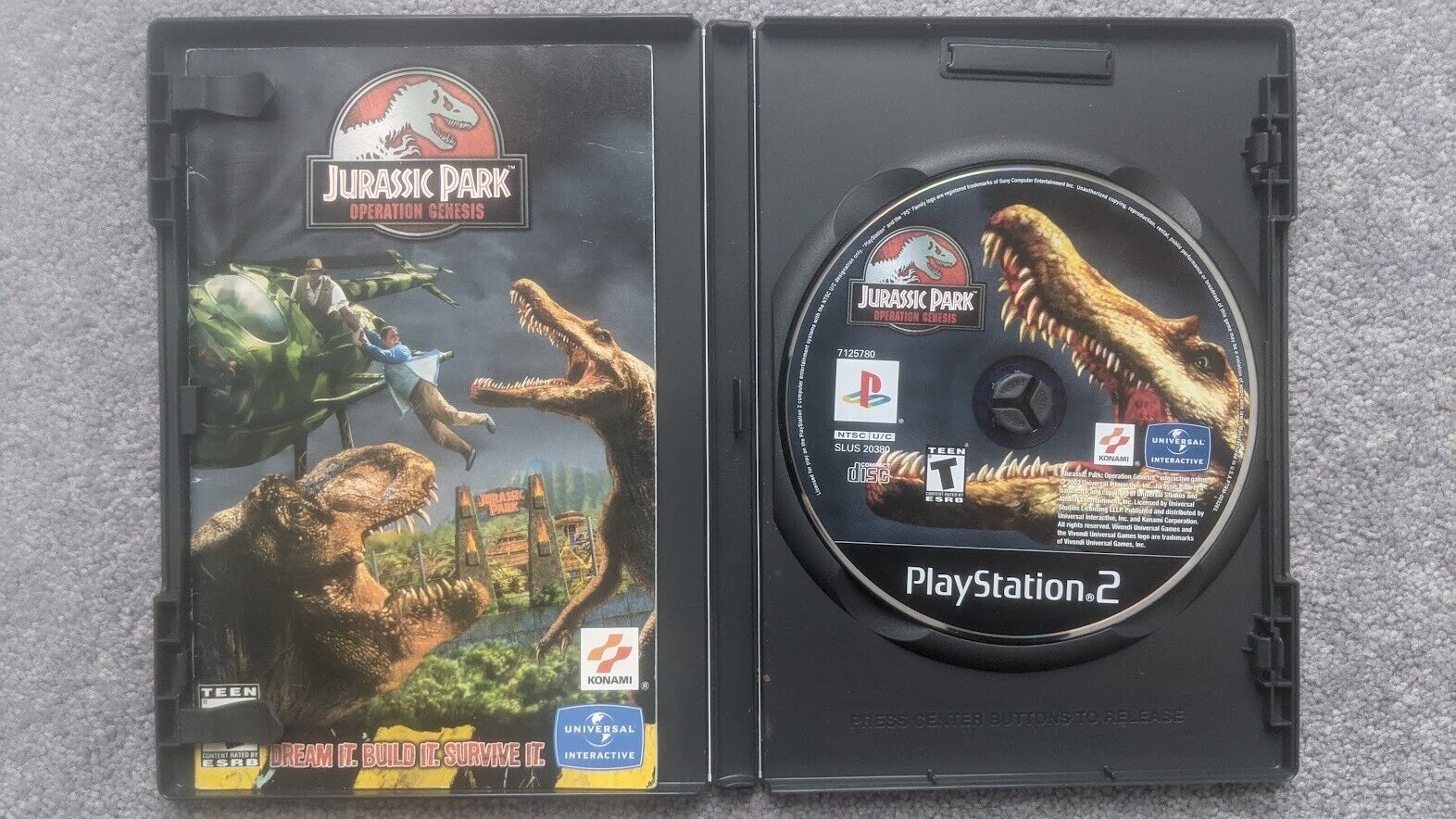 Jogo Jurassic Park Ps2