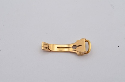 Cartier Leather Bracelet Folding Clasp 12MM Deployment Clasp 18K 750GOLD 2 - Picture 3 of 4