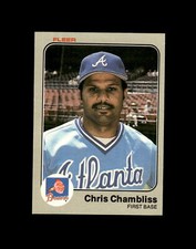 1983 Fleer #134 Chris Chambliss
