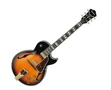 Used Ibanez Gb10bs George Benson Signature Guitar W/case - Brown Sunburst