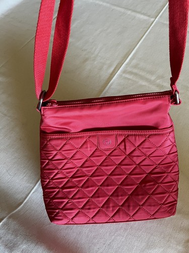 Talbots Ladies Salmon/Pink Quilted Crossbody Bag $59.50 - Picture 11 of 12