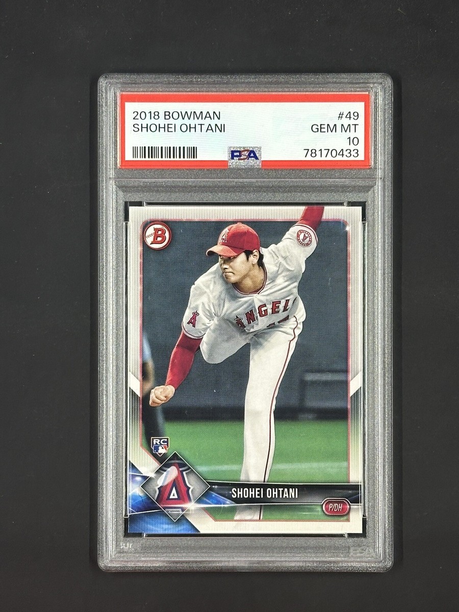 【大谷翔平 RC PSA10】2018 Bowman Shohei Ohtani PSA 10 SHOHEI OHTANI/OTANI 2018 BOWMAN #49 ANGELS ROOKIE RC
