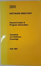 IBM Software 1987 Directory - Keyword Index  Program Information