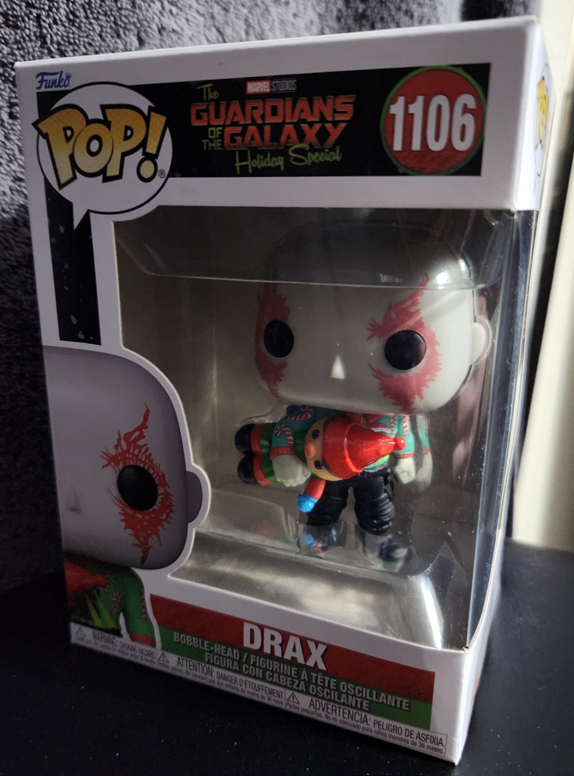 Funko Pop! Marvel | Drax | #1106 | Guardians Of The Galaxy | W/Soft Protector