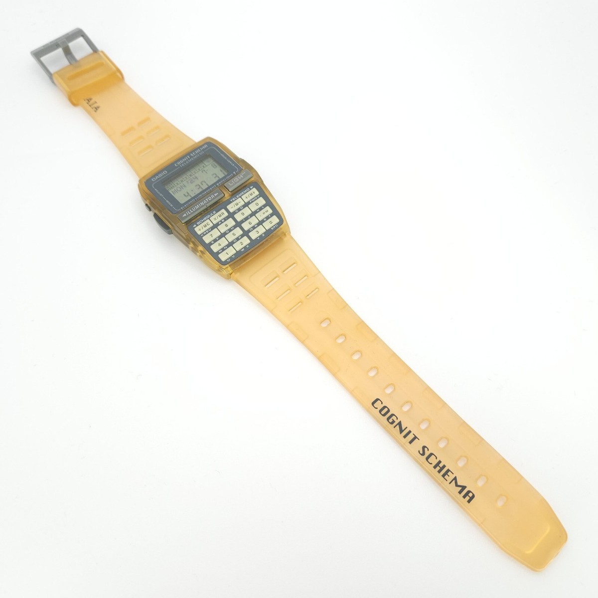 CASIO DBC-63 COGNIT SCHEMA TRANSPARENT ORANGE CALCULATOR
