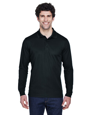 Core 365 Men's Tall Pinnacle Performance Long Sleeves Pique Polo