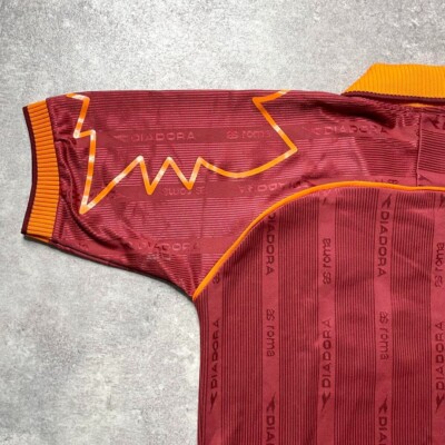 f*m様 1999-00 diadora Roma Home Shirt 中田在 1999-00 Diadora Roma Home Shirt (when Nakata was a member