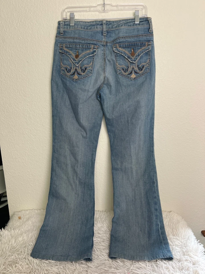 Purecolor Vintage Jeans WesternCore  Size 30 Tan Stitching Back Pockets - Image 2 of 4